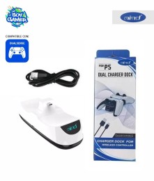 Base Cargadora Dual Mind 468Z PS5