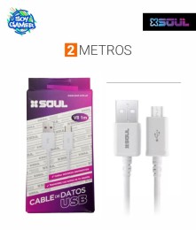 Cable Cargador Soul USB a Mini USB 2 metros