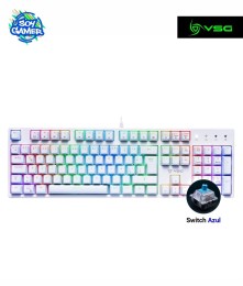 Teclado VSG Alnilam Blanco Switch Azul