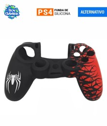 Funda Protectora Silicona Spiderman PS4