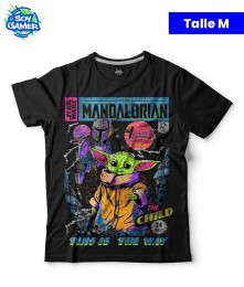 Remera RU243 Mandalorian Negro M