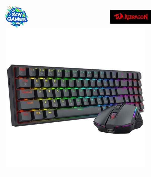 Combo Redragon Teclado + Mouse S136 Inalambrico