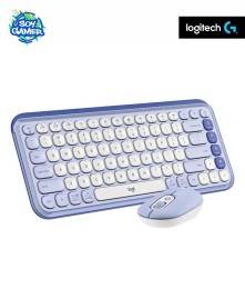 Combo Logitech Inalambrico POP Icon Lila