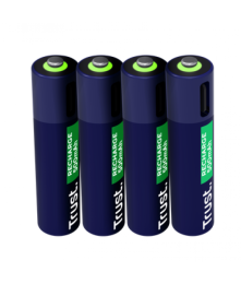 Pila Recargable Trust Triple A Blister x4