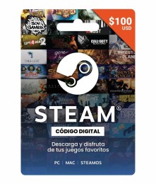 Codigo Steam 100 USD