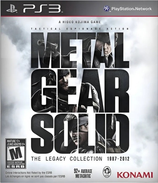 USADO Metal gear solid The legacy collection PS3