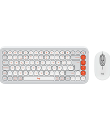 Combo Logitech Inalambrico POP Icon Blanco