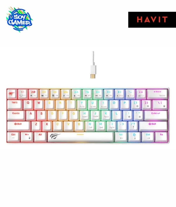 Teclado GTC Havit KB903 Mecanico Blanco