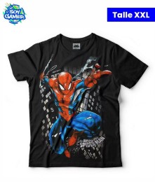 Remera RU318 Amazing Spiderman Negra XXL