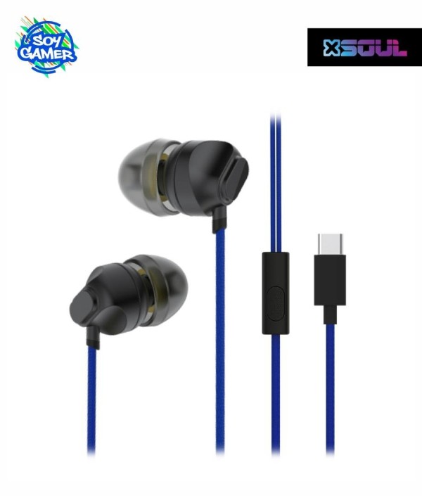 Auricular Soul S89 Tipo C Azul