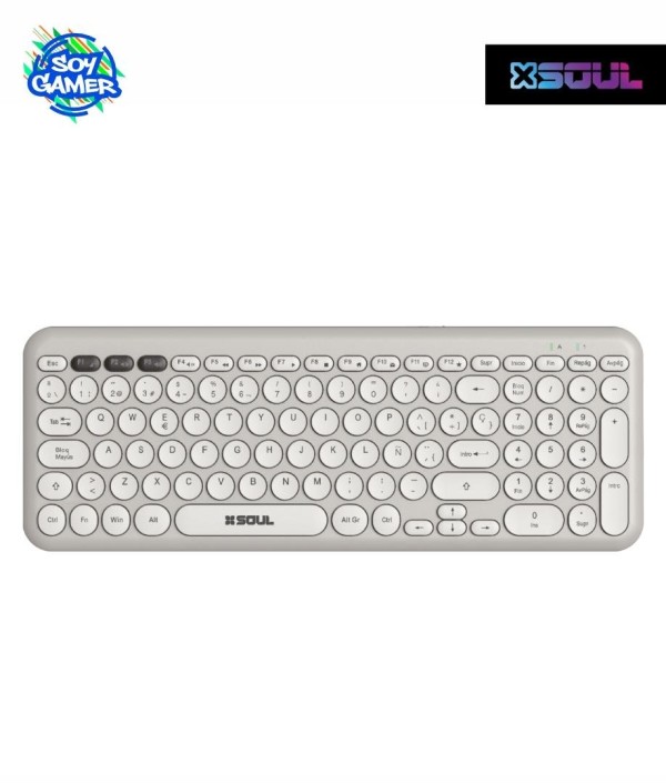Teclado Soul Inalambrico OKW150 Blanco