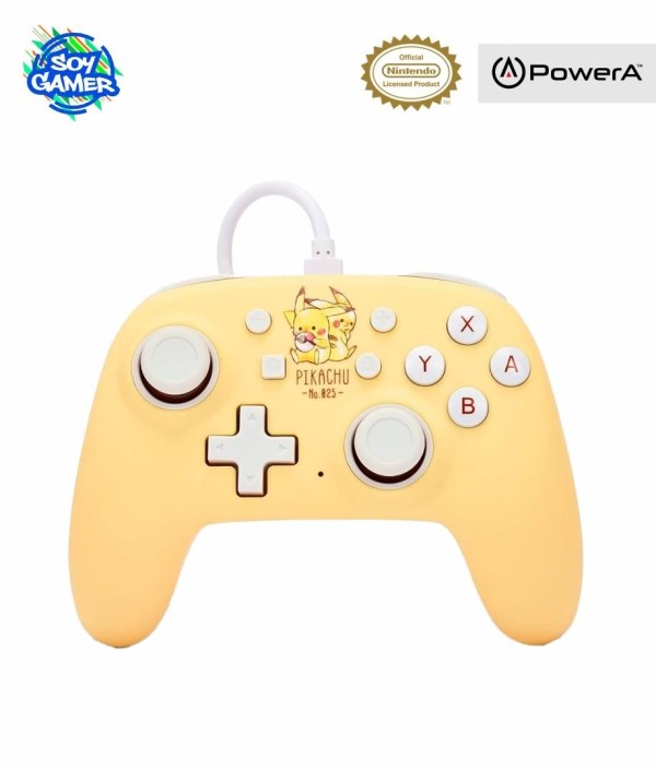 Joystick NANO Pokemon Amarillo PowerA Switch