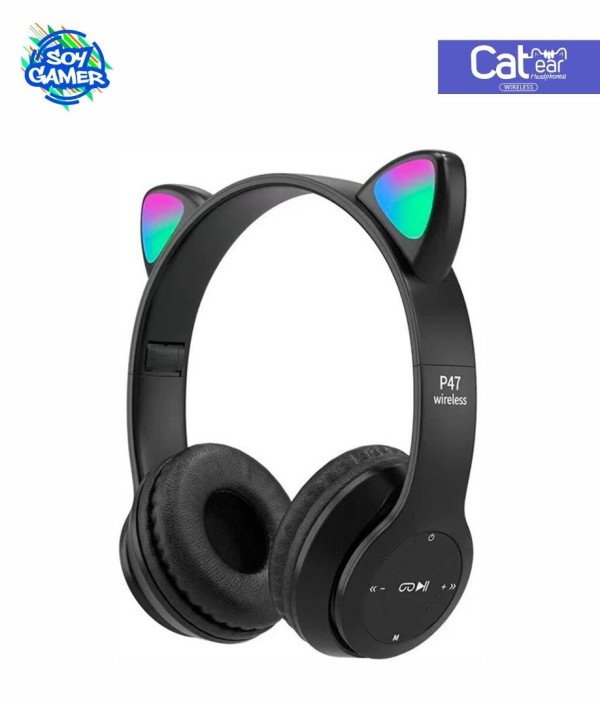 Headset Vincha BT Cat Negro
