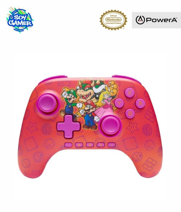 Joystick Pro Controller Inal. Advantage Mario Friends PowerA Switch 2