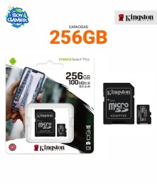 Memoria Micro SD 256 GB Clase 10 Kingston